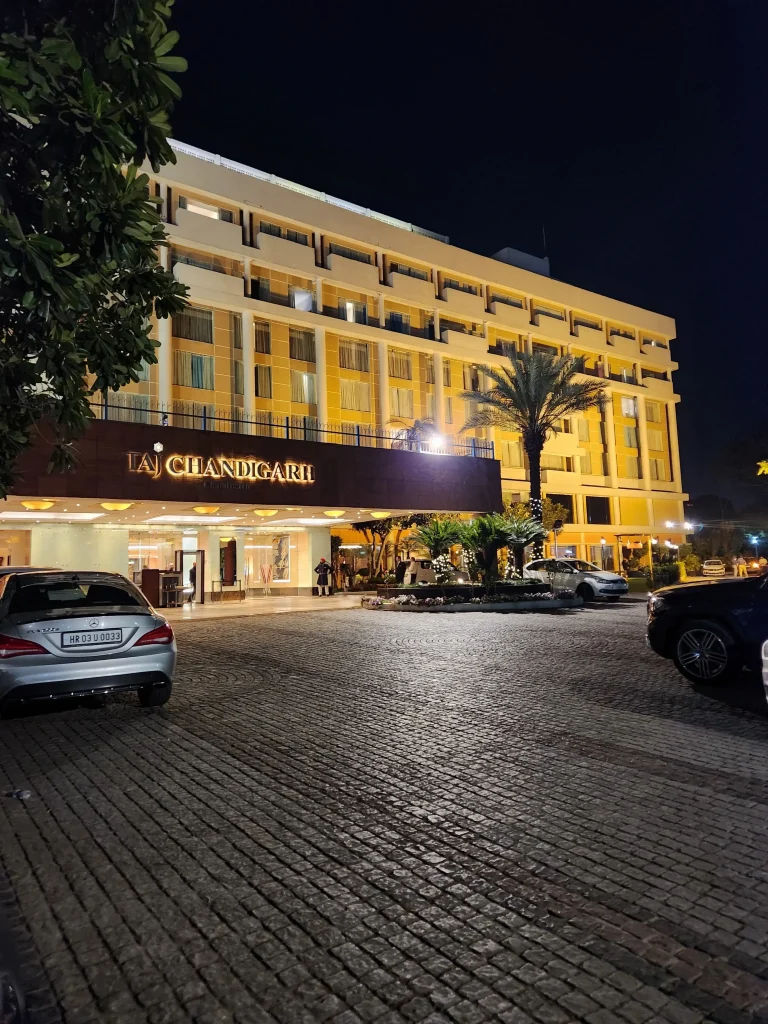 Taxi service from Chandigarh Airport to Taj Chandigarh